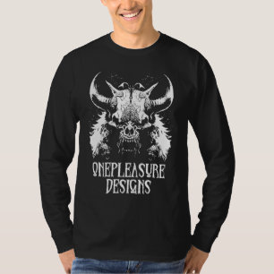 Monster Stier Griezelige Zombie Horror T-shirt