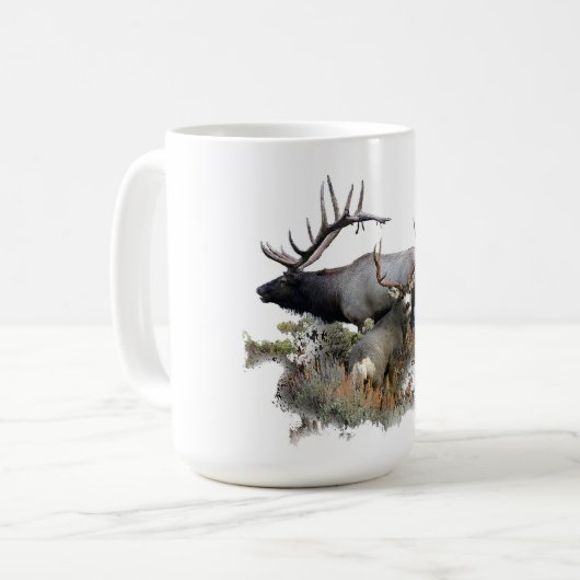 Monster stier trofee bok koffiemok (Voorkant links)