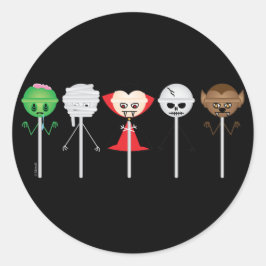 Monster Suckers Ronde Sticker