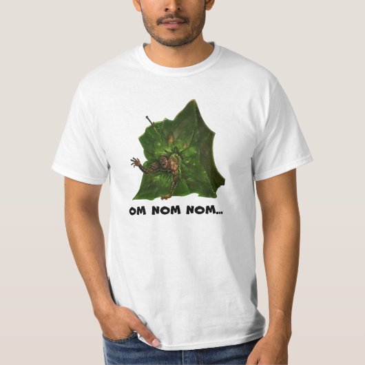 Monster T-shirt - "Om Nom Nom" Gelatinous Cube (Voorkant)