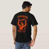 Monster T-shirt Rood Design (Achterkant volledig)
