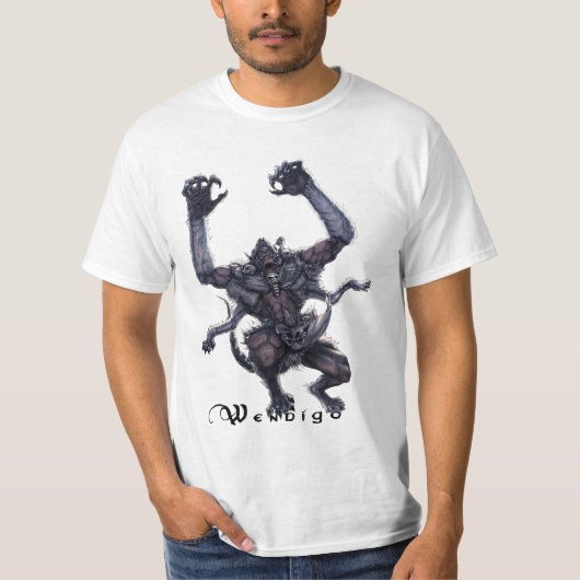 Monster T-shirt - Wendigo (Voorkant)