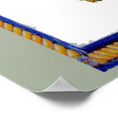 Monster Tegel Art Wall Poster (Hoek)