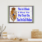 Monster Tegel Art Wall Poster (Keuken)