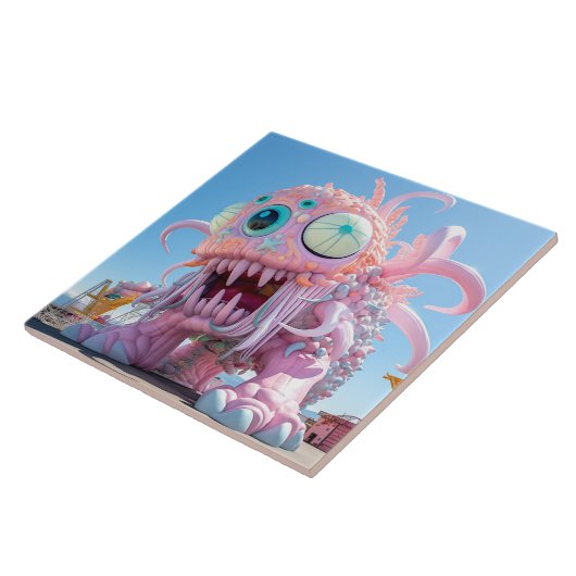 Monster Tegel Tegeltje (Zijkant)