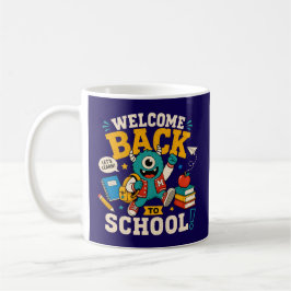 Monster terug naar school koffiemok