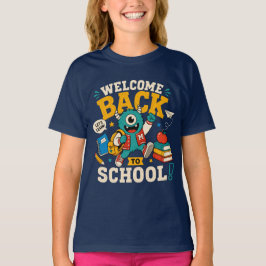 Monster terug naar school t-shirt