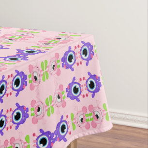 Monster thema feestje voor kleine meisjes tafelkleed