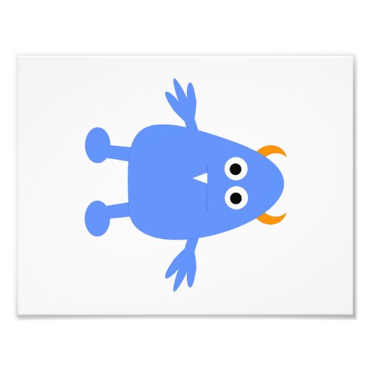 Monster Theme Baby Boy Room Print (2 van 4) Foto Afdruk (Voorkant)