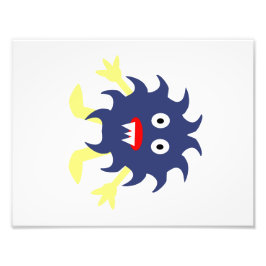 Monster Theme Baby Boy Room Print (3 van 4) Foto Afdruk