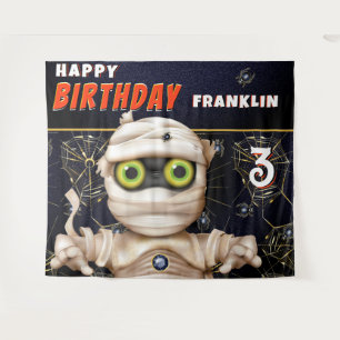 Monster Theme Kinderen - Achtergrond Wandkleed