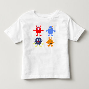 Monster Theme Peuter Fine Jersey T-shirt