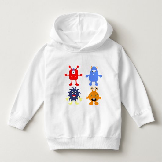 Monster Theme Peuter Pullover Hoodie (Voorkant)