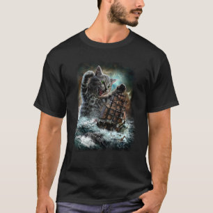 Monster Tijgerkat Hinderlaag Slagschip T-shirt