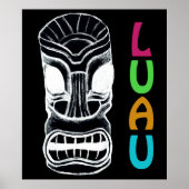 Monster Tiki Head Luau Poster (Voorkant)