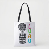 Monster Tiki Head Luau Tote Bag (Voorkant)