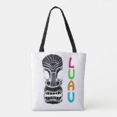 Monster Tiki Head Luau Tote Bag (Achterkant)