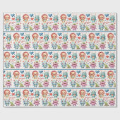 Monster Toevoegen Naam kind Leuke Verjaardag Jonge Cadeaupapier (Vlak)