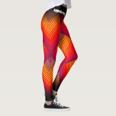 Monster Trainer Fire Red/Black Leggings (Rechts)