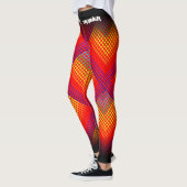 Monster Trainer Fire Red/Black Leggings (Links)