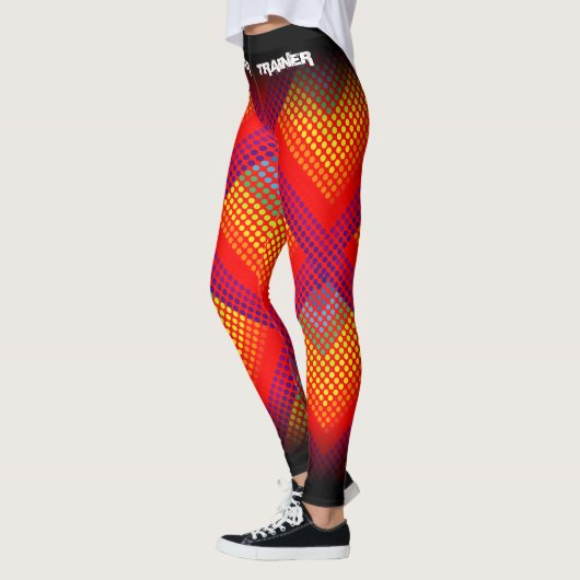 Monster Trainer Fire Red/Black Leggings (Links)