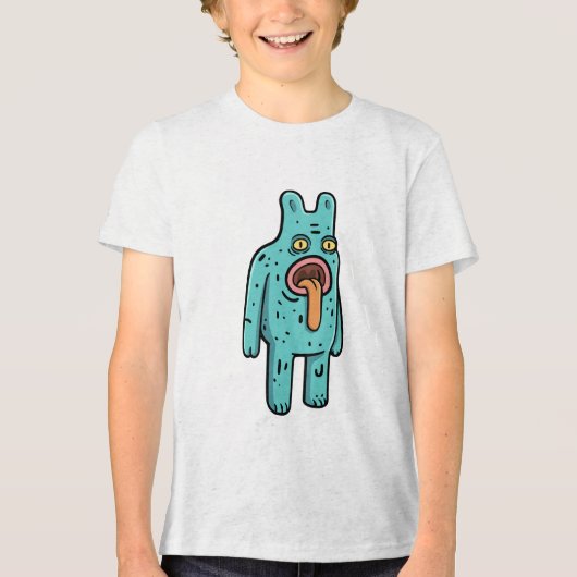 Monster Tri-Blend Shirt (Voorkant)