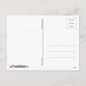 Monster Trick-or-Treater Halloween Feestdagenkaart (Achterkant)