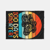 Monster Truck 100 dagen van de school kleuterschoo Fleece Deken (Voorkant (Horizontaal))