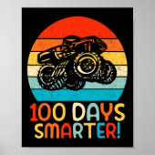Monster Truck 100 dagen van de school kleuterschoo Poster (Voorkant)