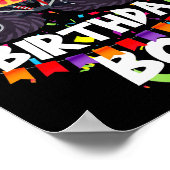 Monster Truck 10th Birthday Boy Funny 10 Years Old Poster (Hoek)