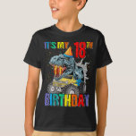 Monster Truck 18 jaar oud T-shirt 18th Birthday Bo<br><div class="desc">Birthday Monster Truck Dinosaur,  Birthday Monster Truck T-Rex,  Birthday Monster Truck,  Birthday Dinosaur,  Birthday Boy Monster Truck Dinosaur,  Birthday Boy Dinosaur,  Birthday Boy T-Rex,  Family Matching Monster Truck Dinosaur,  Monster Truck Dinosaur,  Monster Vrachtwagen 18 jaar oud T-shirt 18th Birthday Boy Monster Car</div>