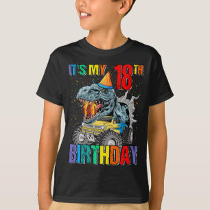 Monster Truck 18 jaar oud T-shirt 18th Birthday Bo