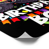 Monster Truck 3rd Birthday Boy Funny 3 Years Old B Poster (Hoek)