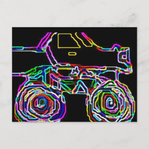 MONSTER TRUCK 4X4 BRIEFKAART