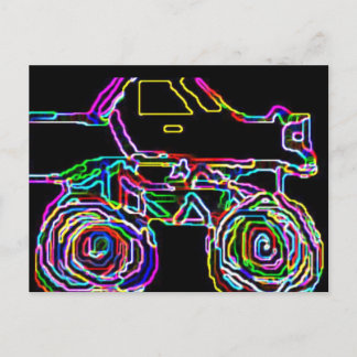 MONSTER TRUCK 4X4 BRIEFKAART