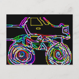 MONSTER TRUCK 4X4 BRIEFKAART
