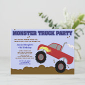 MONSTER TRUCK 5x7 (Red Truck) Kaart (Staand voorkant)