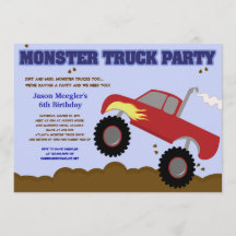 MONSTER TRUCK 5x7 (Red Truck)