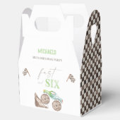 Monster Truck 6e Verjaardag Gable Box Bedankdoosjes (Geopend)