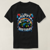 Monster Truck 6e Verjaardag Ontwerp - Roar in 6 T-shirt (Design voorkant)