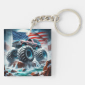 MONSTER TRUCK ACRYL SLEUTELHANGER (Achterkant)