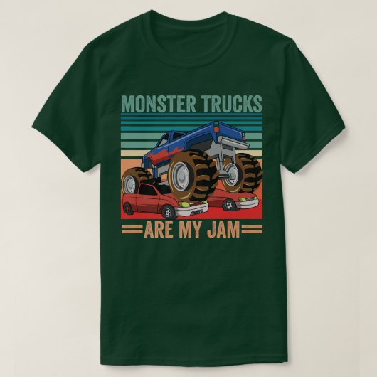 Monster Truck Are My Jam  T-shirt (Design voorkant)