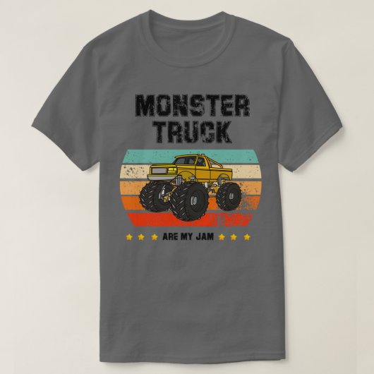 Monster Truck Are My Jam T-shirt (Design voorkant)