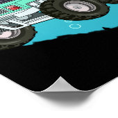 Monster Truck Axolotl Poster (Hoek)