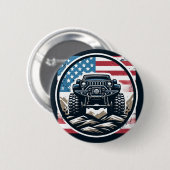 MONSTER TRUCK BADGE RONDE BUTTON 5,7 CM (Voorkant /achterkant)