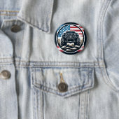 MONSTER TRUCK BADGE RONDE BUTTON 5,7 CM (In situ)