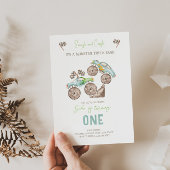 Monster Truck Bash 1e verjaardag uitnodiging