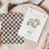 Monster Truck Bash 1e verjaardag uitnodiging