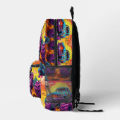 Monster Truck Bedrukte Rugzak (Rechts)