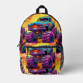 Monster Truck Bedrukte Rugzak